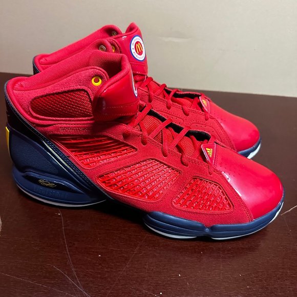 Adidas Mens Red Adizero Rose 1.5 Restomod McDonald\'s All-American Sneaker Sz 13 main image 6